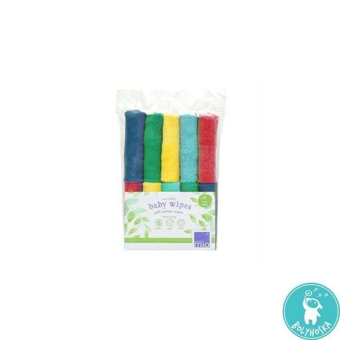 Bambino Mio pamut mosható törlőkendő csomag (10 db/csomag)